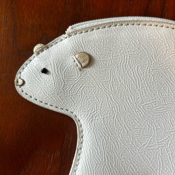 COACH Polar Bear Coin Pouch EUC - Picture 2 of 3